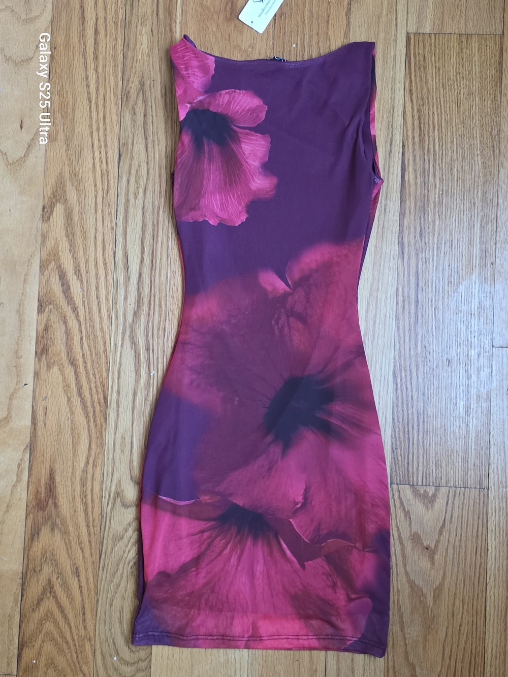 Windsor Plum Dress with Fuchsia Floral Print